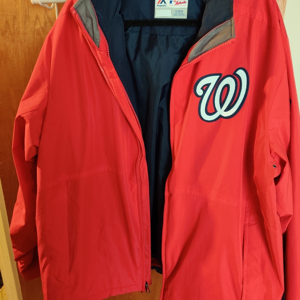 Red Washington Nationals jacket (Majestic)
